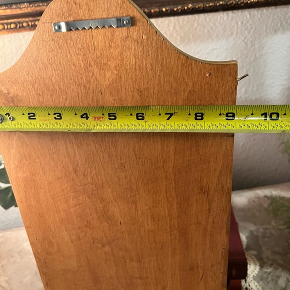 Vintage Wooden Perpetual Calendar Wall -Apples “Kathy” “Larry” without tiles 17” - Picture 9 of 10